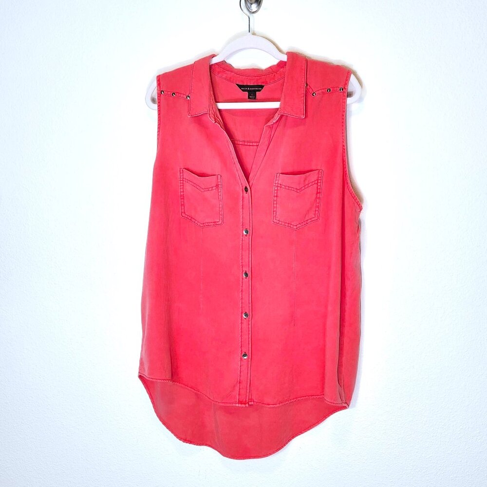 Rock & Republic Sleeveless Blouse - Size XL